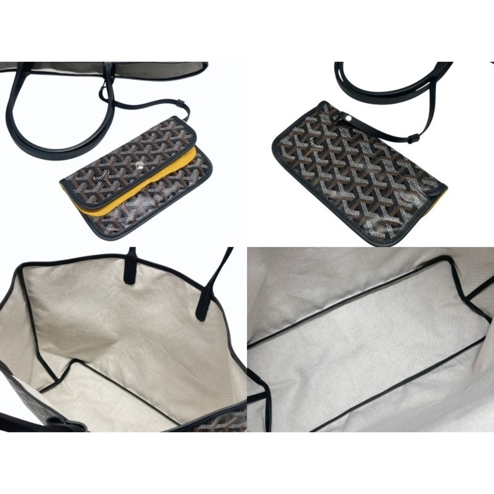 Goyard leather Saint Louis black bag tote - Picture 10 of 10